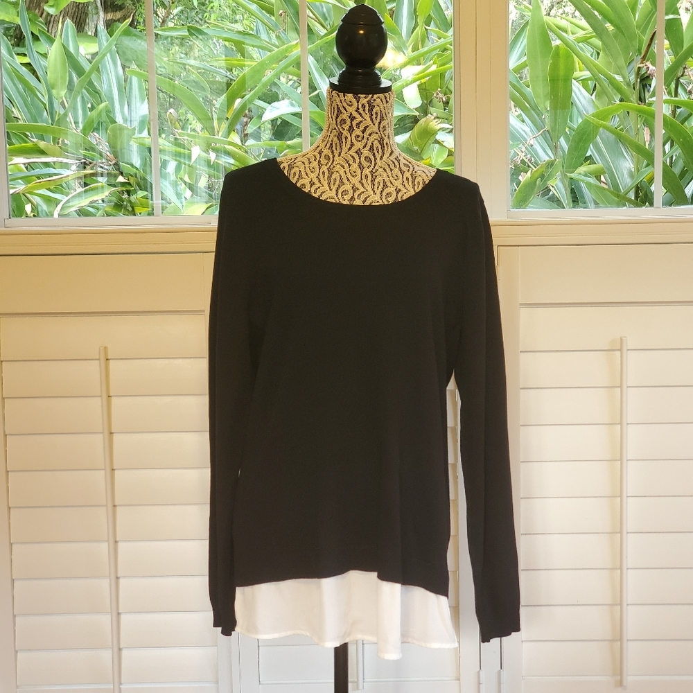 INC XL Ruched Sweater NWT